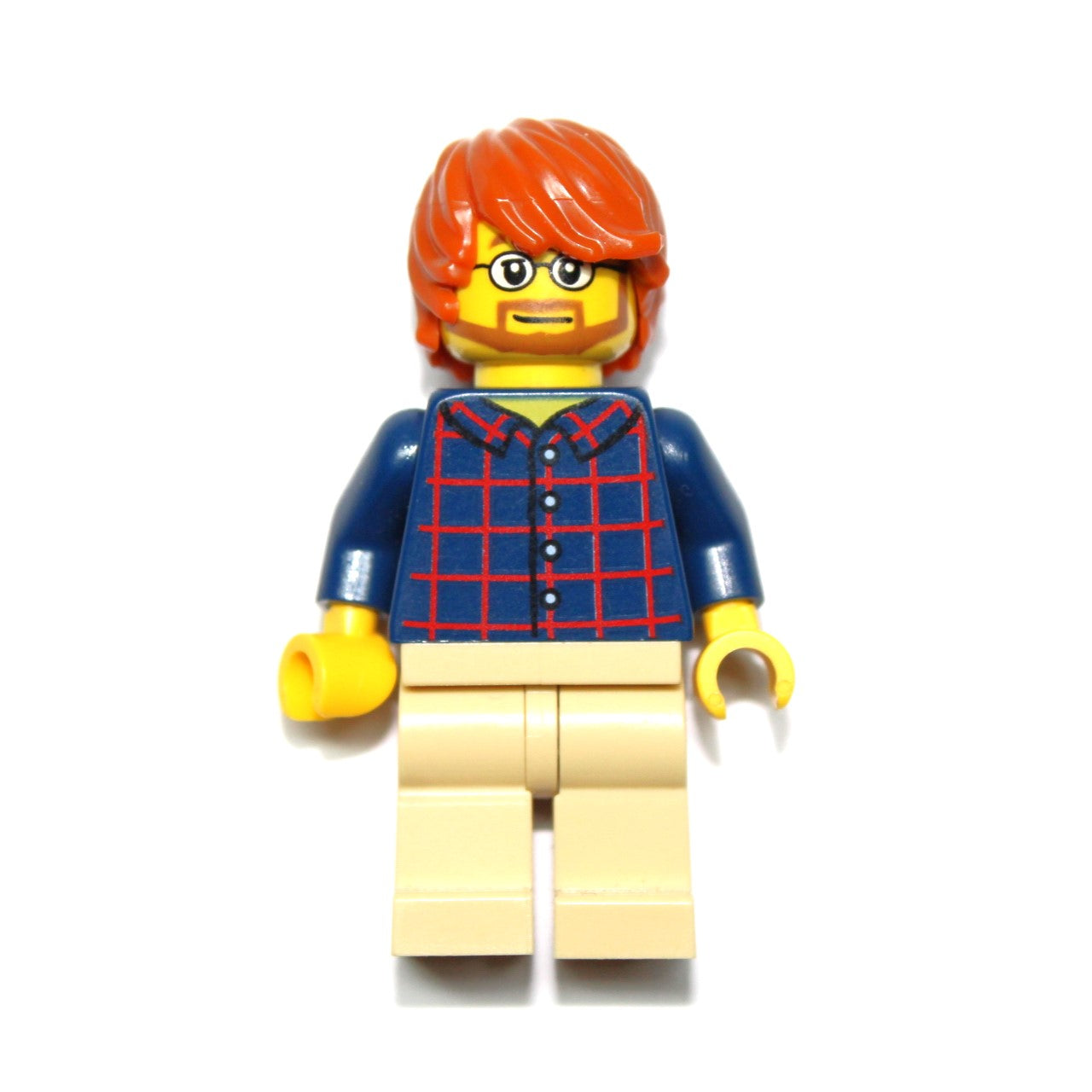 LEGO Minifigure: Plaid Button Shirt Front and Back (cty0726)