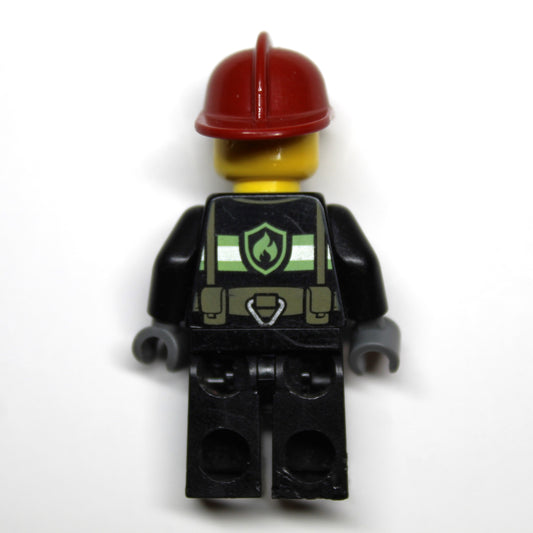 LEGO Minifigure: Firefighter - Reflective Stripes with Utility Belt (cty0975)