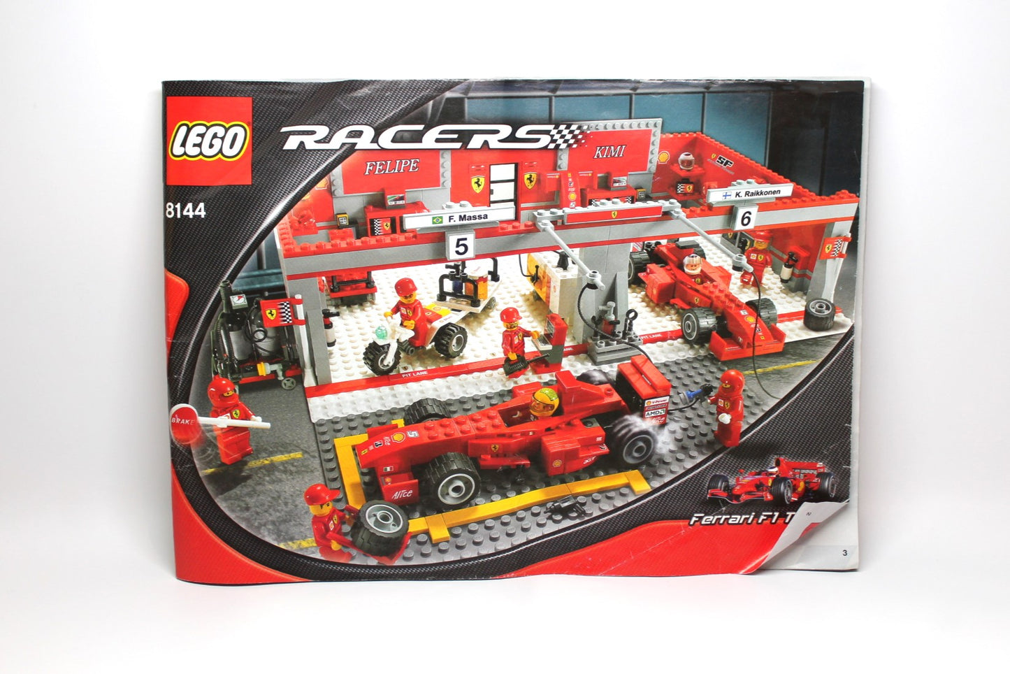 LEGO Racers: Ferrari 248 F1 Team - Raikkonen Edition (8144)