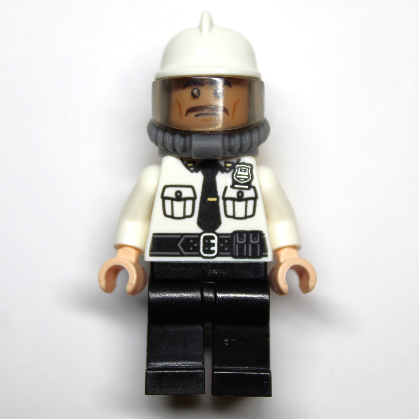 LEGO Minifigure: Security Guard with Fire Helmet (sh0320)