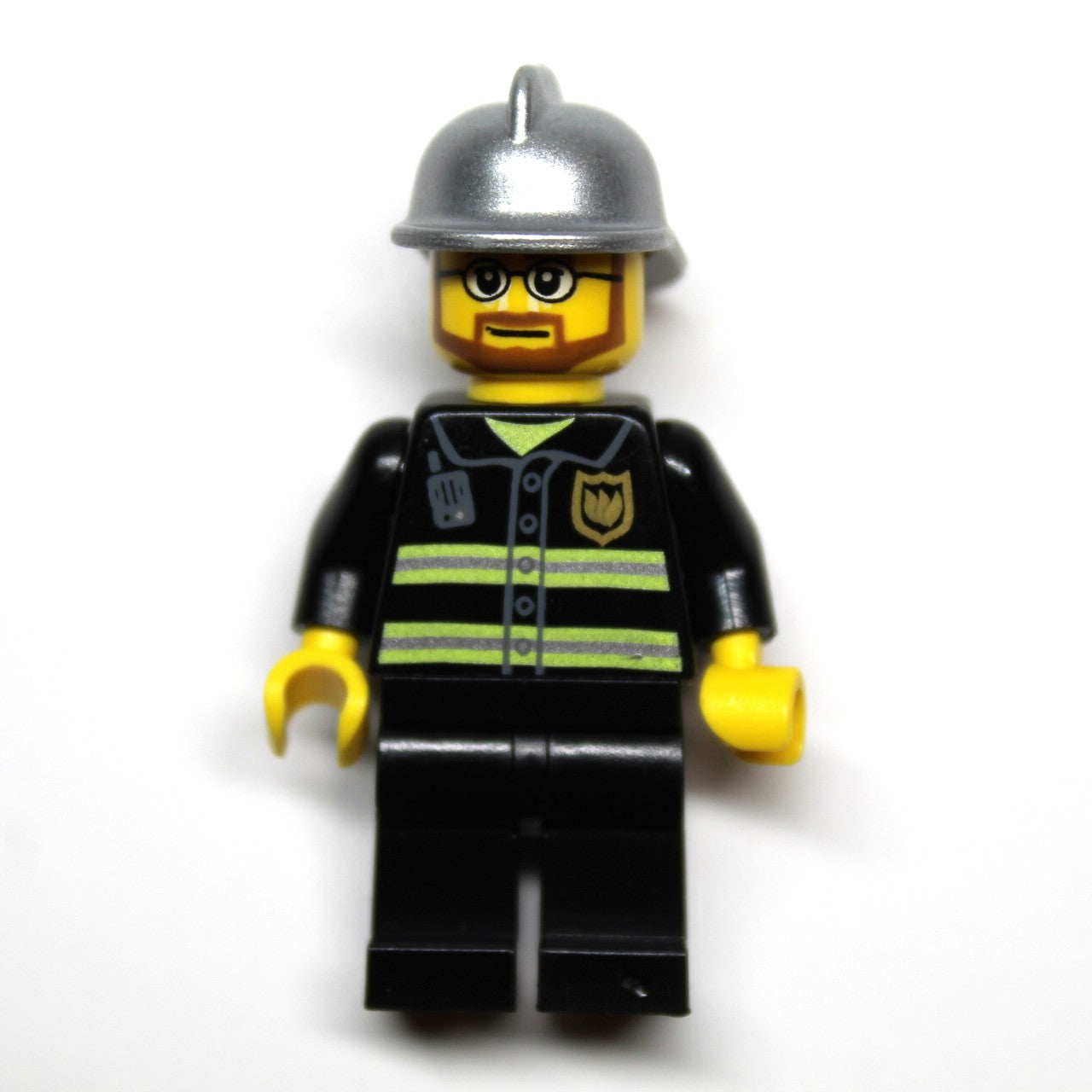 LEGO Minifigure: Firefighter - Reflective Stripes (cty0087)