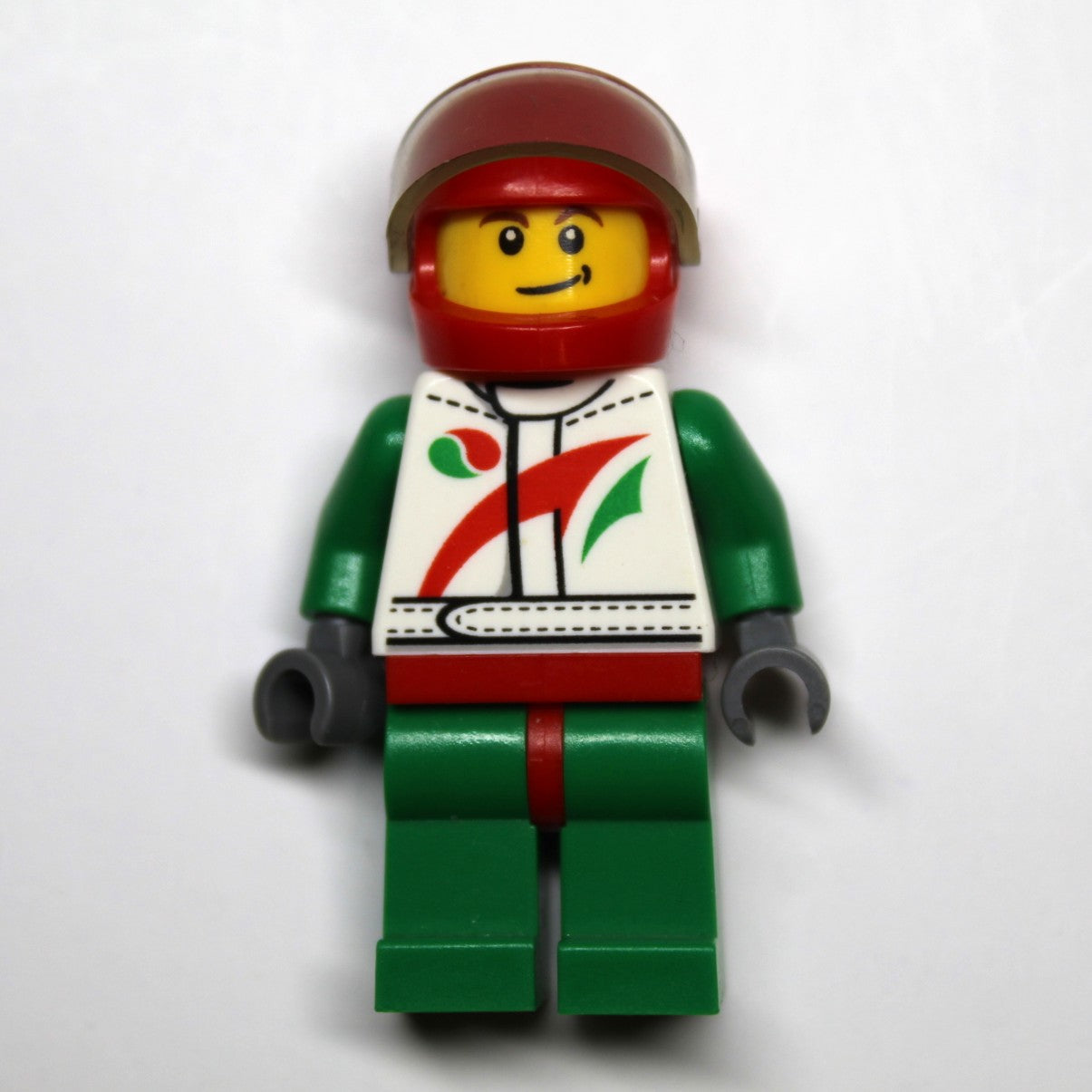 LEGO Minifigure: Octan Race Car Driver - Red Helmet (cty0389)