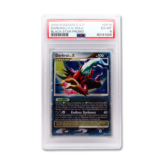 Pokémon Diamond & Pearl: Black Star Promo - DP19 Darkrai LV. X (PSA 6)