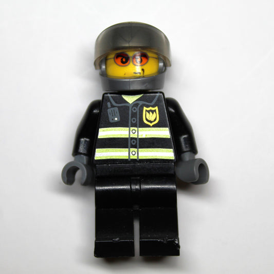 LEGO Minifigure: Firefighter - Reflective Stripes (cty0003)