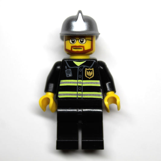 LEGO Minifigure: Firefighter - Reflective Stripes (cty0087)
