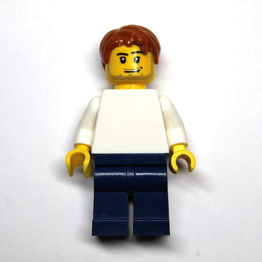 LEGO Minifigur: Ron Weasley – Dunkelbrauner Pullover (hp142)