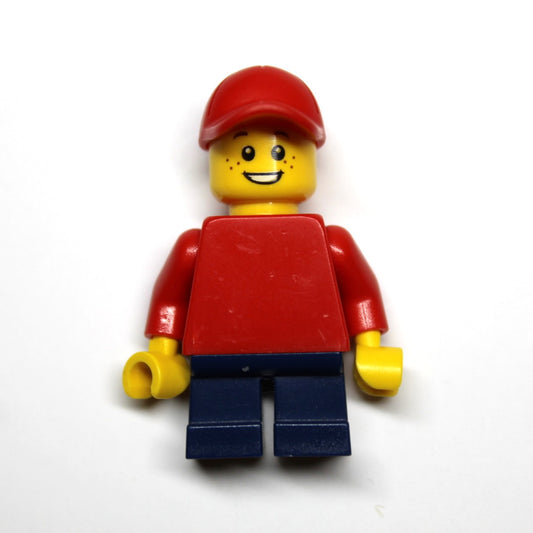 LEGO Minifigure: Carnival Boy - Red Shirt & Hat (adp006)