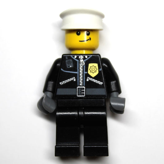 LEGO Minifigure: Police Officer - City Leather Jacket (cty0256)